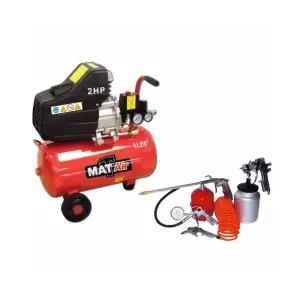 Matair compressor kit 2HP 24L with 5pc