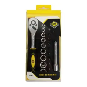 MTS - Socket Set 1/4" Drive - 25 Piece